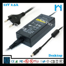 Adaptador de CA 100-240Vac más barato 230v DC 12V 2.5a